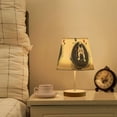 thumbnail image 1 of Yayeee Mini Table Lamp 10.8" Dimmable with Fabric Shade 3 Color Temperatures, Beige Astronaut Space, 1 of 7