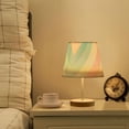 thumbnail image 1 of Yayeee Mini Table Lamp 10.8" Dimmable with Fabric Shade 3 Color Temperatures, Blue Gradient, 1 of 7