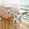 thumbnail image 1 of Yayeee Table Runner 70 inches Long Home Kitchen Dinning Party Decoration, Beige Deer, 1 of 7