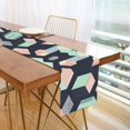 thumbnail image 1 of Yayeee Table Runner 70 inches Long Home Kitchen Dinning Party Decoration, Black Cubes, 1 of 7