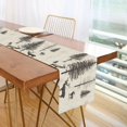thumbnail image 1 of Yayeee Table Runner 70 inches Long Home Kitchen Dinning Party Decoration, Black Deer, 1 of 7