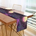 thumbnail image 1 of Yayeee Table Runner 70 inches Long Home Kitchen Dinning Party Decoration, Black Neon Road, 1 of 7