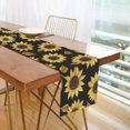 thumbnail image 1 of Yayeee Table Runner 70 inches Long Home Kitchen Dinning Party Decoration, Black Sunflower Pattern, 1 of 7