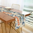 thumbnail image 1 of Yayeee Table Runner 70 inches Long Home Kitchen Dinning Party Decoration, Blue Sardines Pattern, 1 of 7