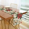 thumbnail image 1 of Yayeee Table Runner 70 inches Long Home Kitchen Dinning Party Decoration, Christmas Poinsettia, 1 of 7