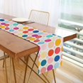 thumbnail image 1 of Yayeee Table Runner 70 inches Long Home Kitchen Dinning Party Decoration, Colorful Circles, 1 of 7