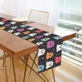 thumbnail image 1 of Yayeee Table Runner 70 inches Long Home Kitchen Dinning Party Decoration, Colorful Halloween Ghost, 1 of 7