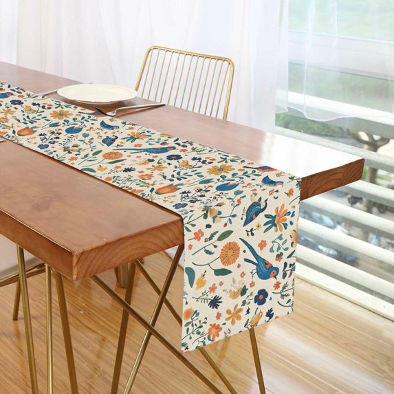 Yayeee Table Runner 70 inches Long Home Kitchen Dinning Party Decoration, Cute Animals