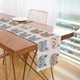 thumbnail image 1 of Yayeee Table Runner 70 inches Long Home Kitchen Dinning Party Decoration, Gray Cat Pattern, 1 of 7