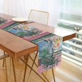 thumbnail image 1 of Yayeee Table Runner 70 inches Long Home Kitchen Dinning Party Decoration, Green Window Sea, 1 of 7
