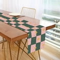 thumbnail image 1 of Yayeee Table Runner 70 inches Long Home Kitchen Dinning Party Decoration, Pink Abstract, 1 of 7