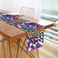 thumbnail image 1 of Yayeee Table Runner 70 inches Long Home Kitchen Dinning Party Decoration, Purple Wavy Plaid, 1 of 7