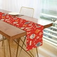 thumbnail image 1 of Yayeee Table Runner 70 inches Long Home Kitchen Dinning Party Decoration, Red Christmas Ornaments Pattern, 1 of 7