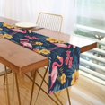 thumbnail image 1 of Yayeee Table Runner 70 inches Long Home Kitchen Dinning Party Decoration, Red Floral Flamingo, 1 of 7
