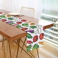 thumbnail image 1 of Yayeee Table Runner 70 inches Long Home Kitchen Dinning Party Decoration, Red Vegetables Pattern, 1 of 7