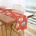thumbnail image 1 of Yayeee Table Runner 70 inches Long Home Kitchen Dinning Party Decoration, Retro Christmas Ornaments Pattern, 1 of 7