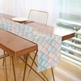thumbnail image 1 of Yayeee Table Runner 70 inches Long Home Kitchen Dinning Party Decoration, Small Pink Pattern, 1 of 7
