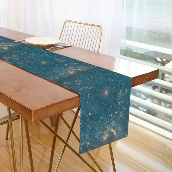 Yayeee Table Runner 70 inches Long Home Kitchen Dinning Party Decoration, Star Map