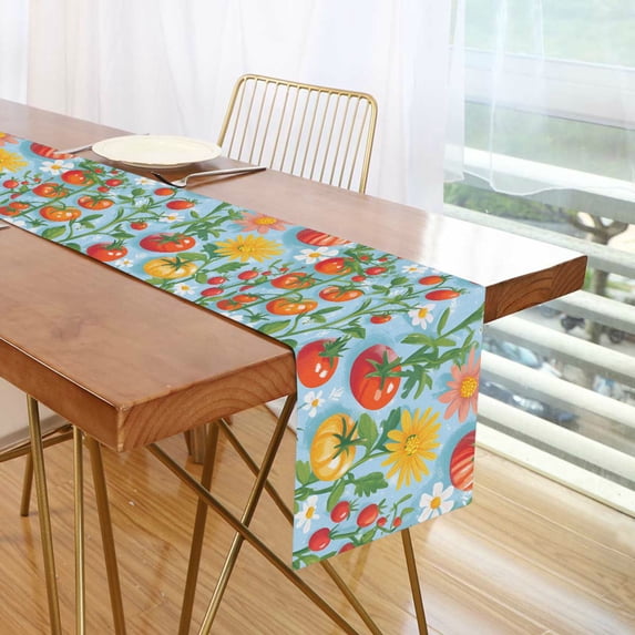 Yayeee Table Runner 70 inches Long Home Kitchen Dinning Party Decoration, Various Tomatoes