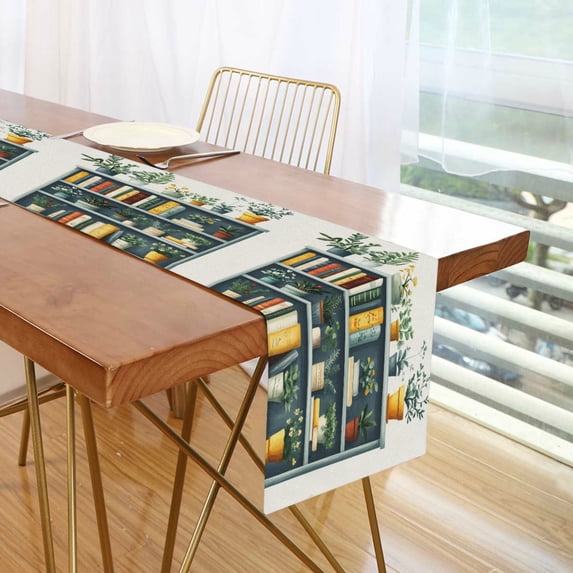 Yayeee Table Runner 70 inches Long Home Kitchen Dinning Party Decoration, White Shelf