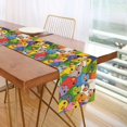 thumbnail image 1 of Yayeee Table Runner 70 inches Long for Home Kitchen Rectangle Dining Table Holiday Party Decoration, Cartoon Birds Pattern, 1 of 7