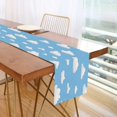 thumbnail image 1 of Yayeee Table Runner 70 inches Long for Home Kitchen Rectangle Dining Table Holiday Party Decoration, Cartoon Cloud Pattern, 1 of 7