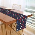thumbnail image 1 of Yayeee Table Runner 70 inches Long for Home Kitchen Rectangle Dining Table Holiday Party Decoration, Red Starry Pattern, 1 of 7