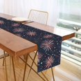 thumbnail image 1 of Yayeee Table Runner 70 inches Long for Home Kitchen Rectangle Dining Table Holiday Party Decoration, Red and White Fireworks Pattern, 1 of 7