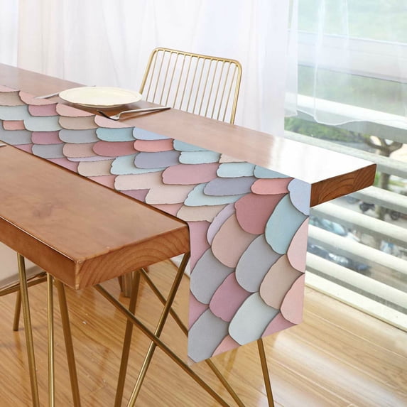 Yayeee Table Runner 90 inches Long Home Kitchen Dinning Party Decoration, Art Pattern