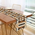 thumbnail image 1 of Yayeee Table Runner 90 inches Long Home Kitchen Dinning Party Decoration, Beige Geometric, 1 of 7