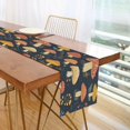 thumbnail image 1 of Yayeee Table Runner 90 inches Long Home Kitchen Dinning Party Decoration, Black Mushroom Pattern, 1 of 7