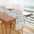thumbnail image 1 of Yayeee Table Runner 90 inches Long Home Kitchen Dinning Party Decoration, Blue Floral, 1 of 7