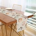 thumbnail image 1 of Yayeee Table Runner 90 inches Long Home Kitchen Dinning Party Decoration, Green Watercolor Seashells, 1 of 7