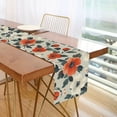 thumbnail image 1 of Yayeee Table Runner 90 inches Long Home Kitchen Dinning Party Decoration, Large Red Floral Pattern, 1 of 7