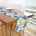 thumbnail image 1 of Yayeee Table Runner 90 inches Long Home Kitchen Dinning Party Decoration, Light Blue Lemon, 1 of 7