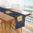 thumbnail image 1 of Yayeee Table Runner 90 inches Long Home Kitchen Dinning Party Decoration, Orange Cat Planet, 1 of 7