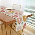 thumbnail image 1 of Yayeee Table Runner 90 inches Long Home Kitchen Dinning Party Decoration, Pink Donut, 1 of 7