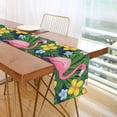 thumbnail image 1 of Yayeee Table Runner 90 inches Long Home Kitchen Dinning Party Decoration, Pink Flamingo Pattern, 1 of 7