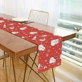 thumbnail image 1 of Yayeee Table Runner 90 inches Long Home Kitchen Dinning Party Decoration, Red Snowman, 1 of 7