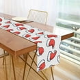 thumbnail image 1 of Yayeee Table Runner 90 inches Long Home Kitchen Dinning Party Decoration, Santa Hats Pattern, 1 of 7