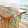 thumbnail image 1 of Yayeee Table Runner 90 inches Long Home Kitchen Dinning Party Decoration, Vibrant Dinosaur, 1 of 7
