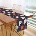 thumbnail image 1 of Yayeee Table Runner 90 inches Long Home Kitchen Dinning Party Decoration, White Halloween Ghosts, 1 of 7