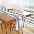 thumbnail image 1 of Yayeee Table Runner 90 inches Long Home Kitchen Dinning Party Decoration, White Hand Drawn Sailboats, 1 of 7