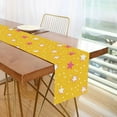 thumbnail image 1 of Yayeee Table Runner 90 inches Long Home Kitchen Dinning Party Decoration, White Stars, 1 of 7
