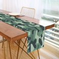 thumbnail image 1 of Yayeee Table Runner 90 inches Long for Home Kitchen Rectangle Dining Table Holiday Party Decoration, Forest Camouflage Pattern, 1 of 7