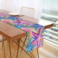 thumbnail image 1 of Yayeee Table Runner 90 inches Long for Home Kitchen Rectangle Dining Table Holiday Party Decoration, Gradient Starfish Pattern, 1 of 7