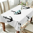 thumbnail image 1 of Yayeee Tablecloths for Rectangular Tables 54 x 54 inch Party Table Cover, Anchor Pattern, 1 of 6