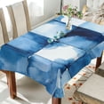 thumbnail image 1 of Yayeee Tablecloths for Rectangular Tables 54 x 54 inch Party Table Cover, Blue Pattern, 1 of 6