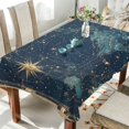 thumbnail image 1 of Yayeee Tablecloths for Rectangular Tables 54 x 72 inch Party Table Cover, Dark Star Map, 1 of 6