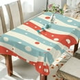 thumbnail image 1 of Yayeee Tablecloths for Rectangular Tables 60 x 60 inch Party Table Cover, Light Blue Pattern, 1 of 6